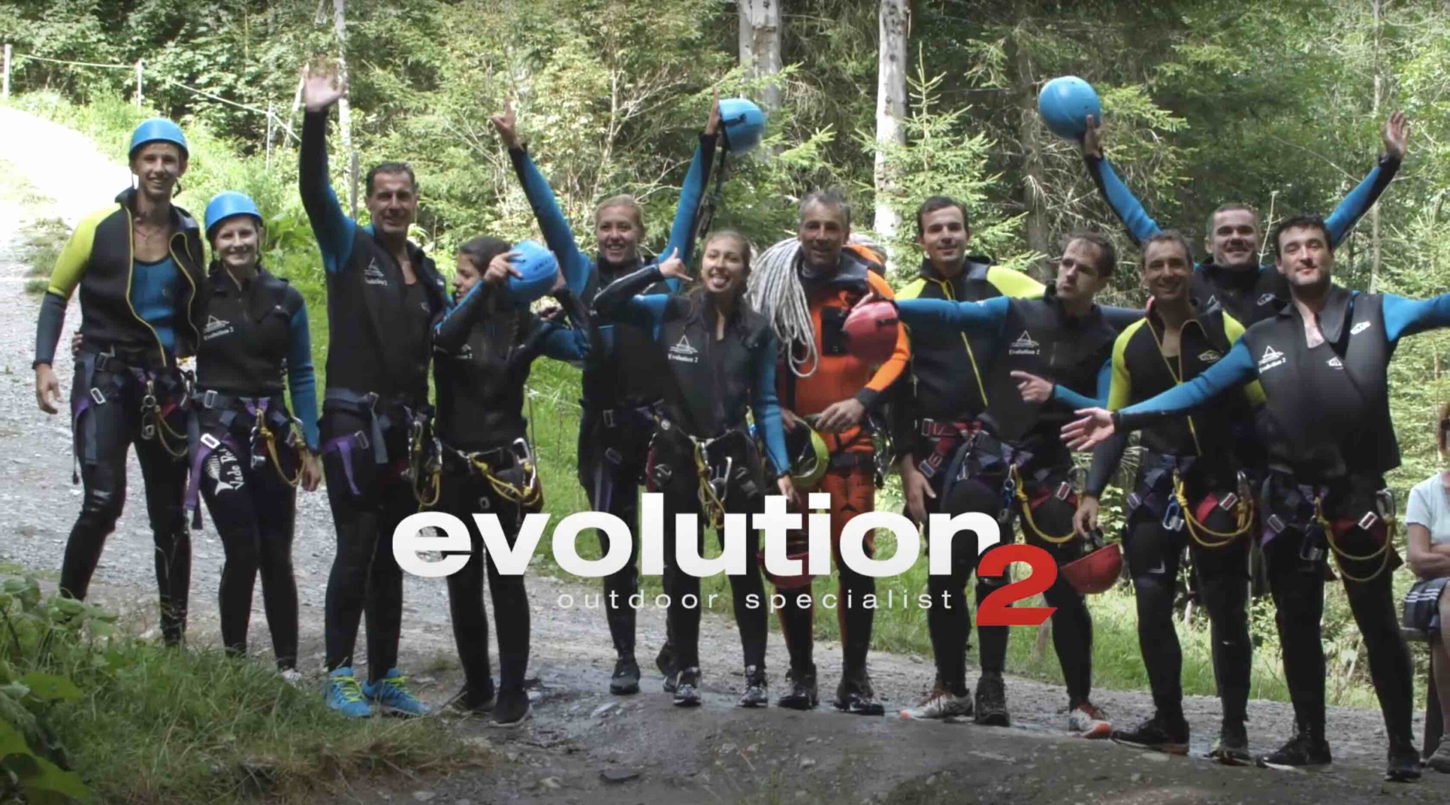 Promotion canyoning pour Evolution 2 Morzine par Jeremy Pancras